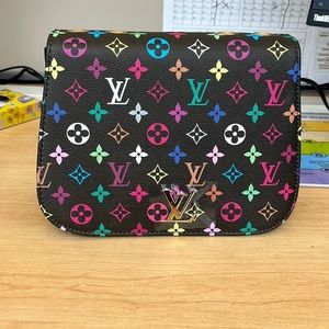 Multicolor black bag